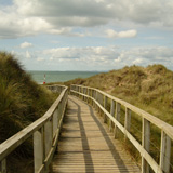 Boardwalk to local Beach